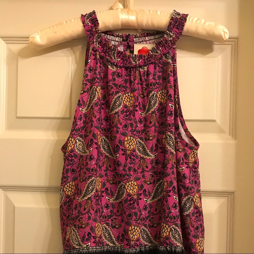 Anthropologie Farm Rio sleeveless Top